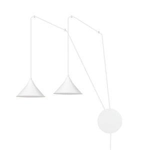 Lampada a Sospensione Abramo, Bianco, Acciaio, 400x400x60 cm, EPIKASA