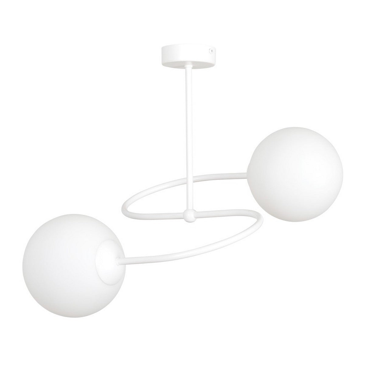 Lampada a Soffitto Selbi, Bianco, Acciaio, 44x42x44 cm, EPIKASA