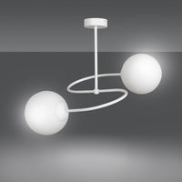 Lampada a Soffitto Selbi, Bianco, Acciaio, 44x42x44 cm, EPIKASA