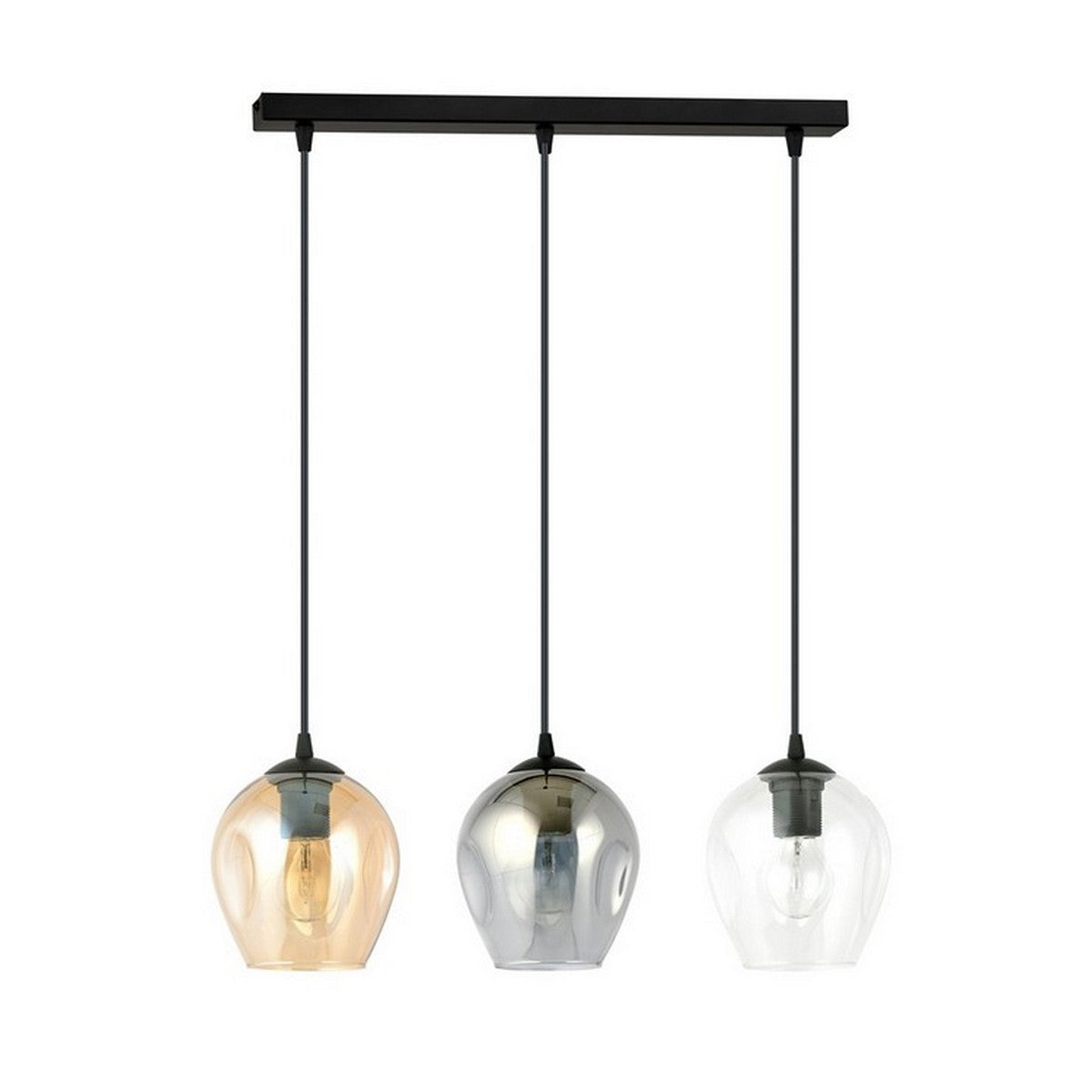 Lampada a Sospensione Istar, Nero, Acciaio, 70x100x14 cm, EPIKASA