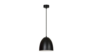 Lampada a Sospensione Lenox, Nero, Acciaio, 20x80x18 cm, EPIKASA