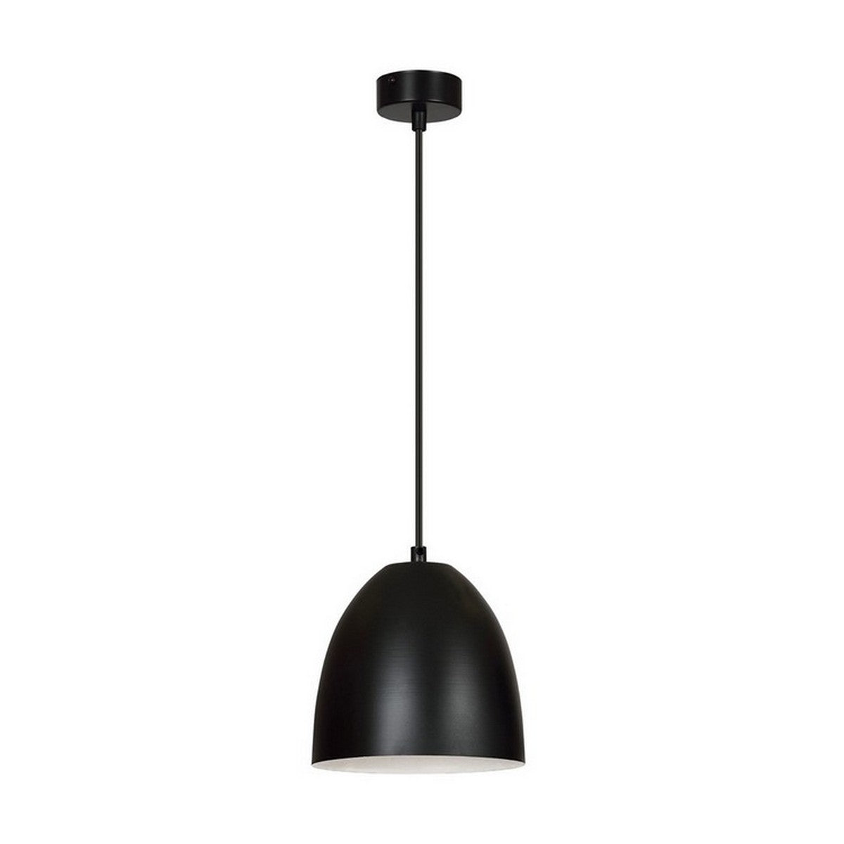 Lampada a Sospensione Lenox, Nero, Acciaio, 20x80x18 cm, EPIKASA