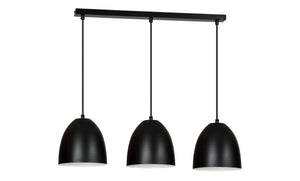 Lampada a Sospensione Lenox, Nero, Acciaio, 70x80x18 cm, EPIKASA