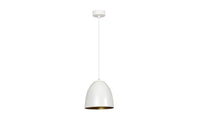 Lampada a Sospensione Lenox, Bianco, Acciaio, 20x80x18 cm, EPIKASA