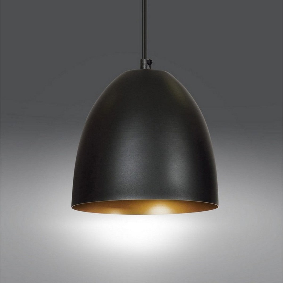 Lampada a Sospensione Lenox, Nero, Acciaio, 20x80x18 cm, EPIKASA