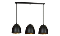 Lampada a Sospensione Lenox, Nero, Acciaio, 70x80x18 cm, EPIKASA