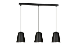 Lampada a Sospensione Milargo, Nero, Acciaio, 66x100x14 cm, EPIKASA