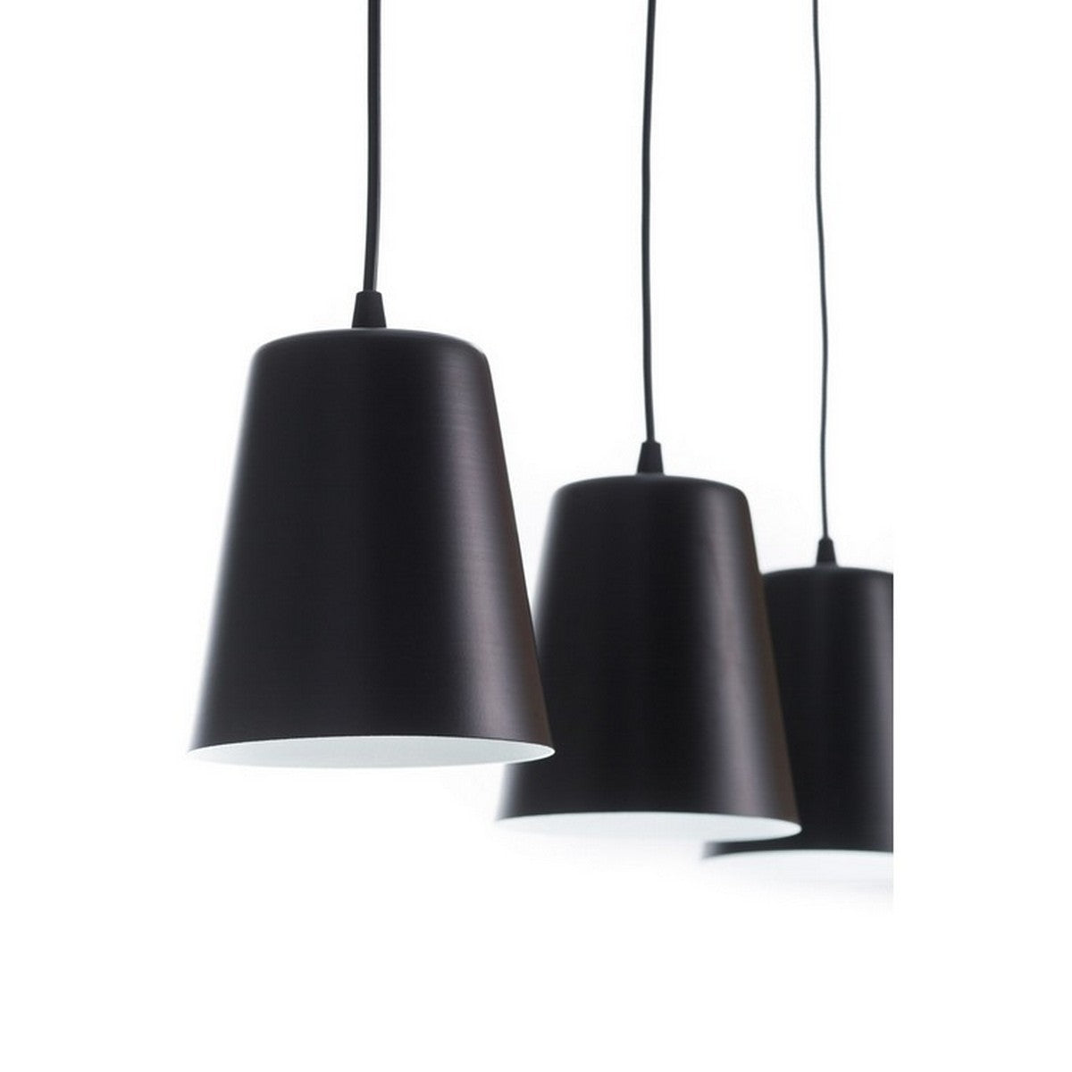 Lampada a Sospensione Milargo, Nero, Acciaio, 66x100x14 cm, EPIKASA