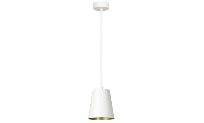 Lampada a Sospensione Milargo, Bianco, Acciaio, 14x100x14 cm, EPIKASA