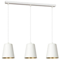 Lampada a Sospensione Milargo, Bianco, Acciaio, 66x100x14 cm, EPIKASA