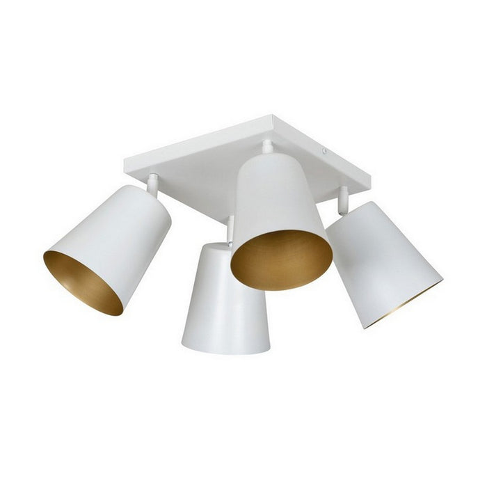 Lampada a Soffitto Prism, Bianco, Acciaio, 55x30x60 cm, EPIKASA