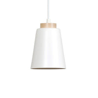 Lampada a Sospensione Bolero, Bianco, Acciaio, 14x100x14 cm, EPIKASA