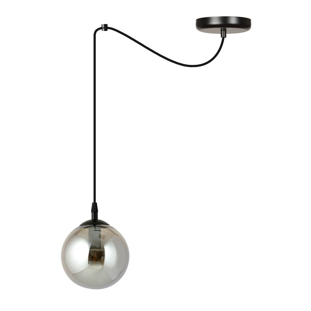 Lampada a Sospensione Gigi, Grigio, Acciaio, 200x200x14 cm, EPIKASA