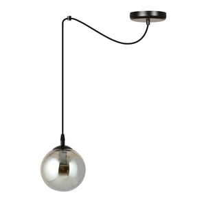 Lampada a Sospensione Gigi, Grigio, Acciaio, 200x200x14 cm, EPIKASA