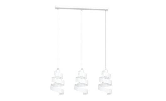 Lampada a Sospensione Saga, Bianco, Acciaio, 66x100x14 cm, EPIKASA