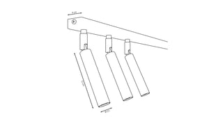 Lampada a Sospensione Modus, Bianco, Acciaio, 70x100x70 cm, EPIKASA