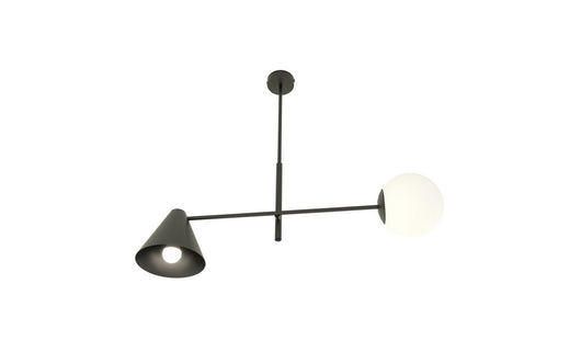 Lampada a Sospensione Spirit, Bianco, Acciaio, 90x100x30 cm, EPIKASA