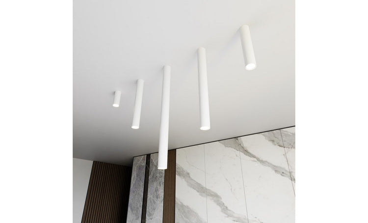 Lampada a Soffitto Nano, Bianco, Acciaio, 116x11,5x11,5 cm, EPIKASA