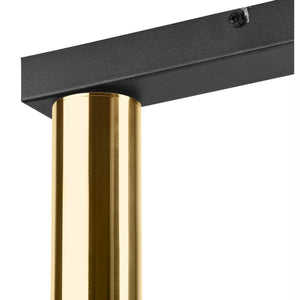 Lampada a Soffitto Diego, Oro, Metallo, 31,5x32x8 cm, EPIKASA