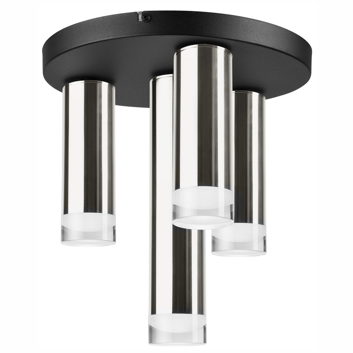 Lampada a Soffitto Diego, Argento, Metallo, 31,5x30x30 cm, EPIKASA