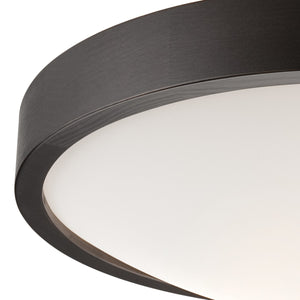 Lampada a Soffitto Anello, Marrone, Legno, 8x37x37 cm, EPIKASA