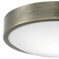 Lampada a Soffitto Jonas, Argento, Metallo, 8x36x36 cm, EPIKASA