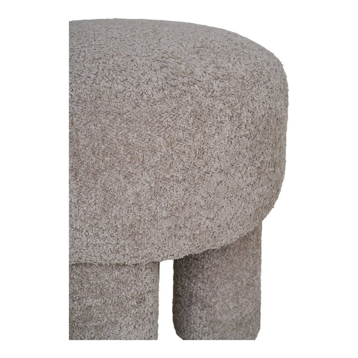 Pouf Perth, Grigio, Poliestere, 43x43x43 cm, EPIKASA