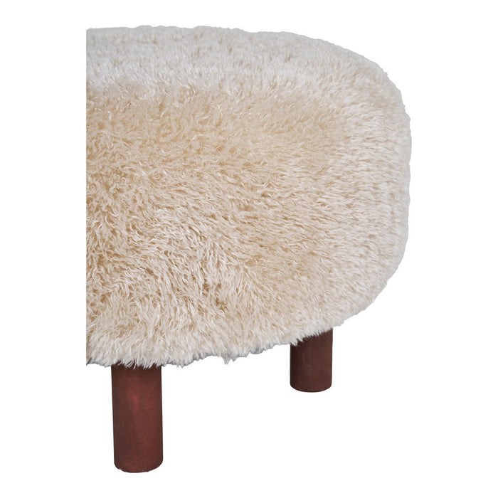 Pouf Inverness, Beige, Poliestere, 50x50x33 cm, EPIKASA