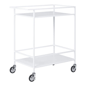 Carrello Vita, Bianco, Metallo, 40x68x79 cm, EPIKASA