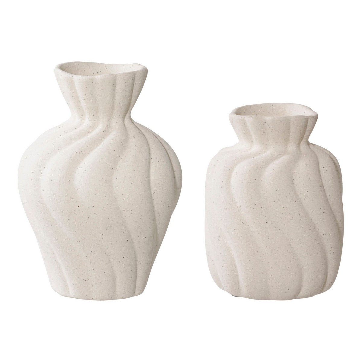 Vaso Decorativo Varese, Bianco, Ceramica, 11x10,5x15 cm, EPIKASA