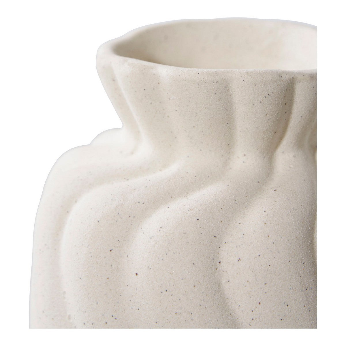 Vaso Decorativo Varese, Bianco, Ceramica, 11x10,5x15 cm, EPIKASA