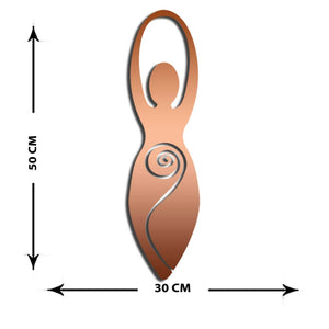 Decorazione in Metallo Fertilita' 1, Rame, Metallo, 27x0,15x101 cm, EPIKASA