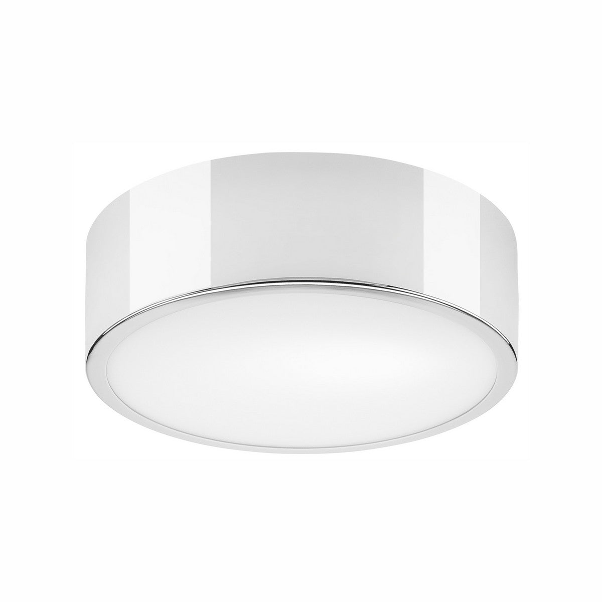 Lampada a Soffitto Dante, Bianco, Metallo, 8x26x26 cm, EPIKASA