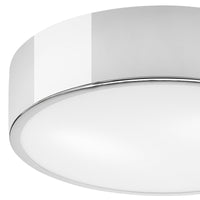 Lampada a Soffitto Dante, Bianco, Metallo, 8x26x26 cm, EPIKASA