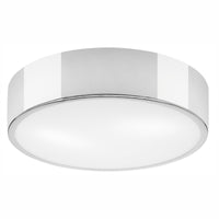 Lampada a Soffitto Dante, Bianco, Metallo, 8x36x36 cm, EPIKASA