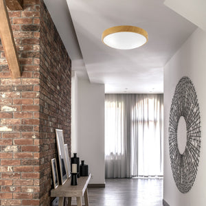 Lampada a Soffitto Jonas, Marrone, Metallo, 8x36x36 cm, EPIKASA