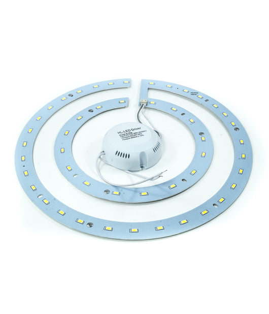 Anello Led Pannello Kit Conversione Smd Lampada Double Ring Plafoniera Luce Neon         