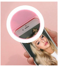 Anello Luminoso A Led Per Selfie Tik Tok Luce Ring Light Telefono Ricaricabile         