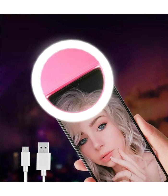 Anello Luminoso A Led Per Selfie Tik Tok Luce Ring Light Telefono Ricaricabile         