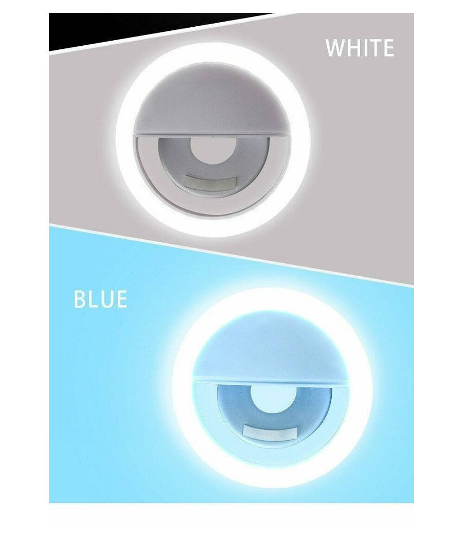 Anello Luminoso A Led Per Selfie Tik Tok Luce Ring Light Telefono Ricaricabile         