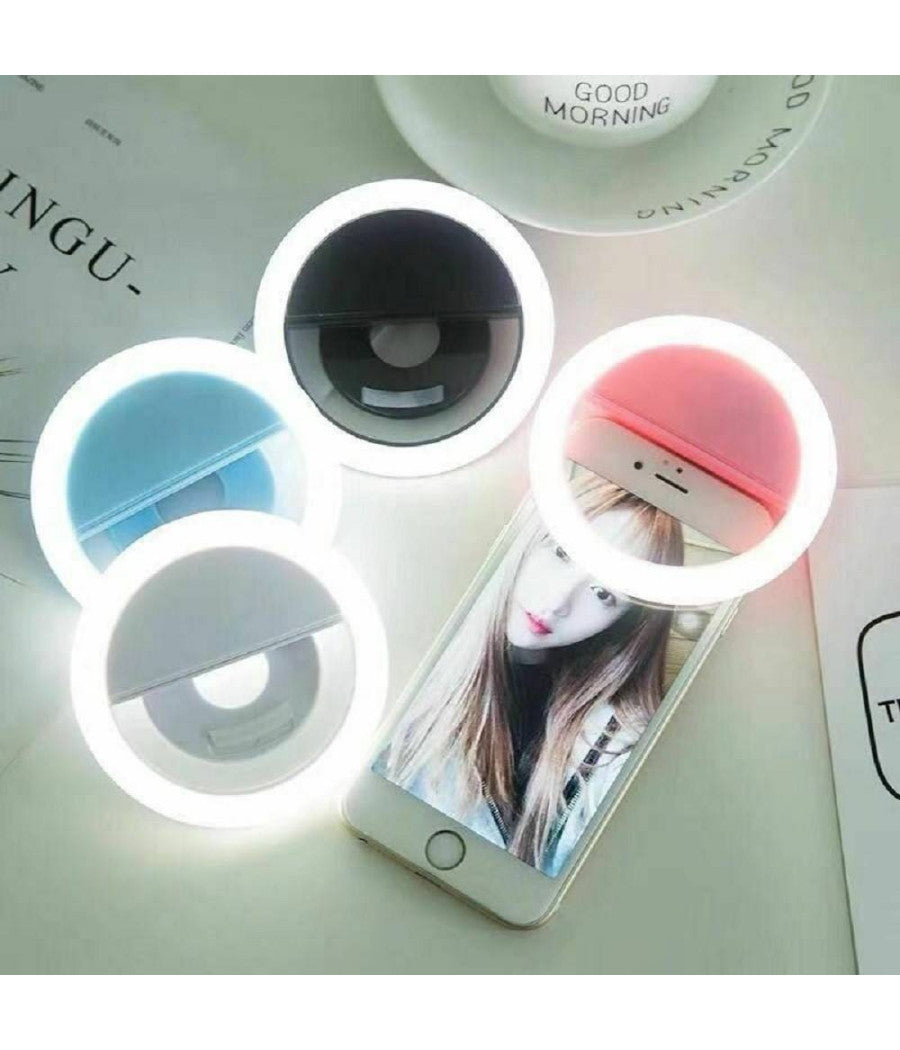 Anello Luminoso A Led Per Selfie Tik Tok Luce Ring Light Telefono Ricaricabile         