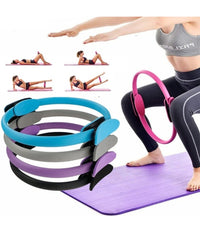 Anello Pilates Cerchio Doppia Impugnatura Cosce Braccia Antiscivolo Resistente Yoga         