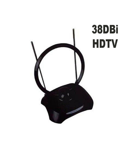 Antenna Digitale Terrestre Amplificata Interni Segnale Hd Vhf Uhf Hdtv 38dbi         