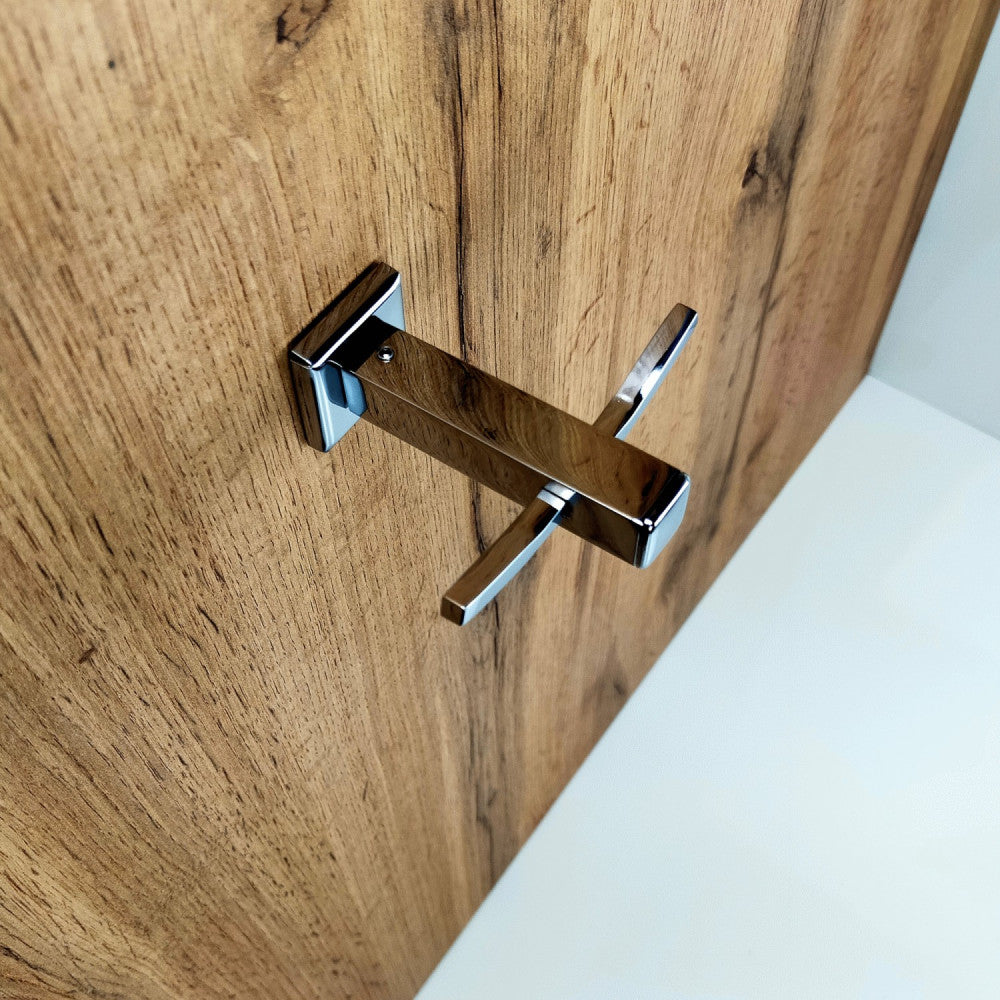 Appendi abiti da bagno linea cuba in ottone cromato - accessori bagno