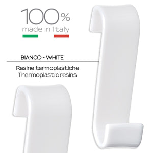 Appendiabiti termoarredo mago bianco | design moderno