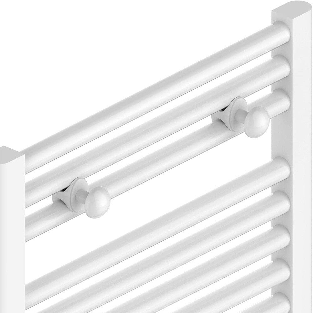 Set appendini smart in ABS bianco per scaldasalviette e termoarredo