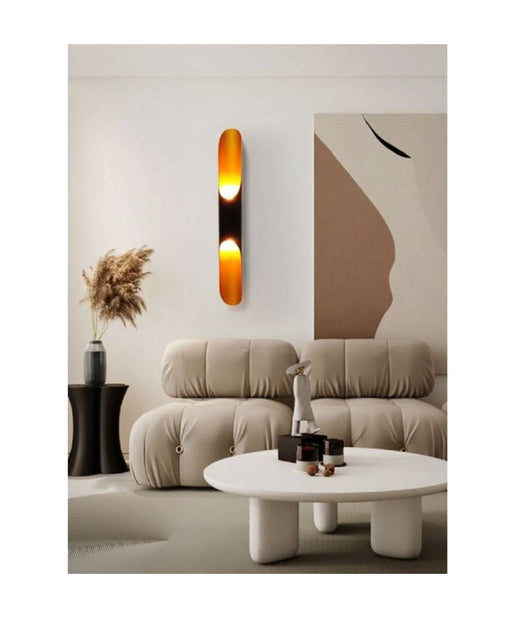 Applique Da Muro Lampada Da Parete Moderno Attacco 2xg9 Ip20 Bianco O Nero Aq44  Nero       