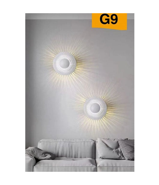 Applique Da Muro Stile Industriale Lampada Decorativa In Metallo Attacco G9 Aq48         