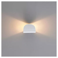 Trade Shop - Applique Da Parete Bianco In Metallo Lampada Attacco G9 Design Moderno Ip20 32750         