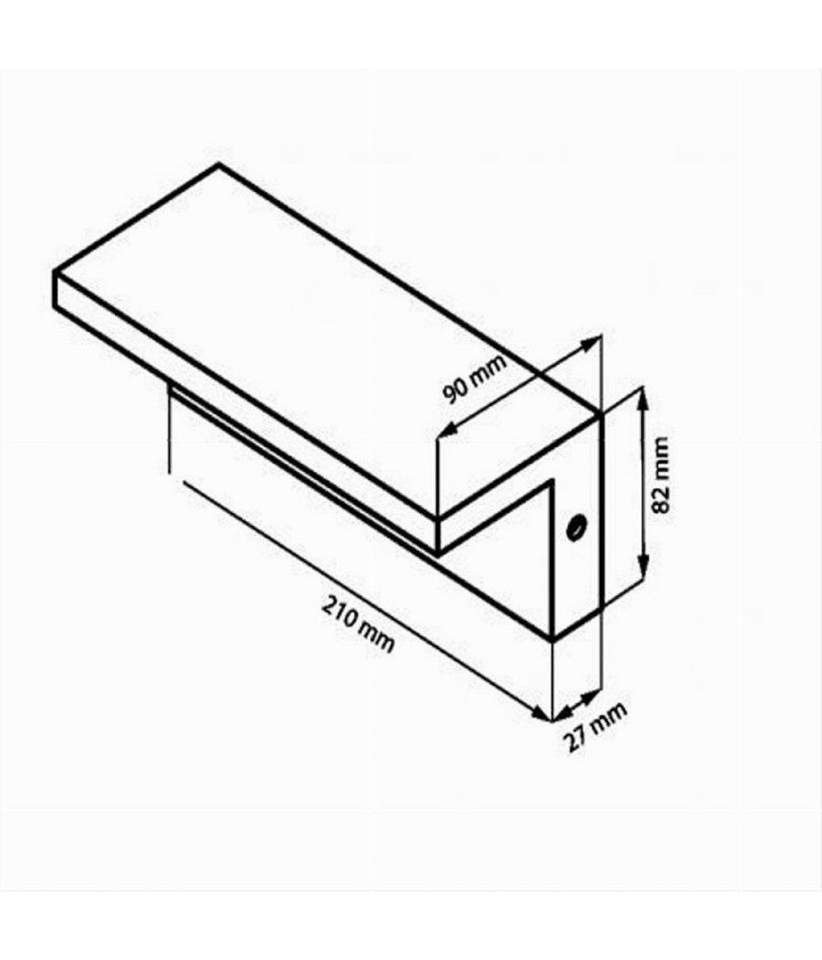 Applique Esterno 10w Con Sensore Pir Di Movimento Da Parete Giardino Ip54 Bs82-n         